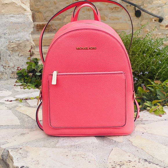 Michael Kors Adina md backpack leather grapefruit main image 12